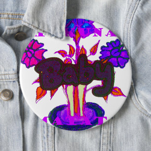 Bóton Redondo 15.24cm Arte do Coração Queniano: Eu Amo o Quênia