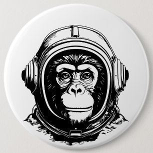 Bóton Redondo 15.24cm Astronauta Macaco
