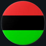 Bóton Redondo 15.24cm Bandeira Americana Africana<br><div class="desc">Bandeira Americana Africana</div>