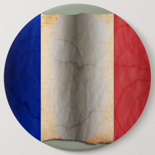 Bóton Redondo 15.24cm Bandeira da França