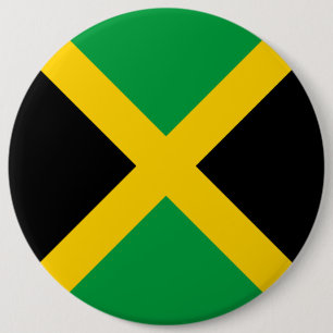 Bóton Redondo 15.24cm bandeira da Jamaica