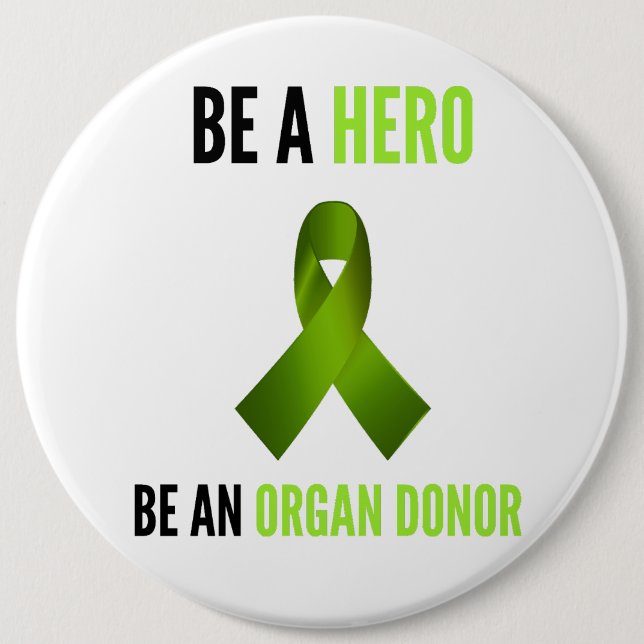 Bóton Redondo 15.24cm Be a Hero (Frente)