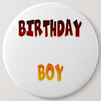 Bóton Redondo 15.24cm Birthday Boy