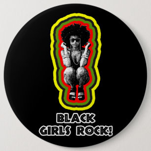 Bóton Redondo 15.24cm Black Girls Rock!