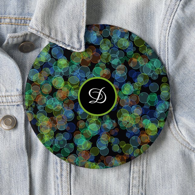 Bóton Redondo 15.24cm bolinhas retrorreflectoras da tendência de monogra (In Situ)