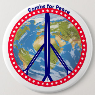 Bóton Redondo 15.24cm Bombas para o botão da paz