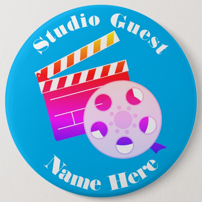 Bóton Redondo 15.24cm Botão (Frente)