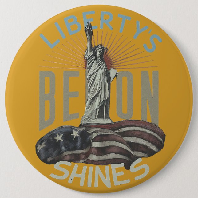 Bóton Redondo 15.24cm Botão (Frente)