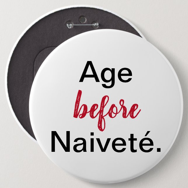 Bóton Redondo 15.24cm Botão (Frente & Verso)