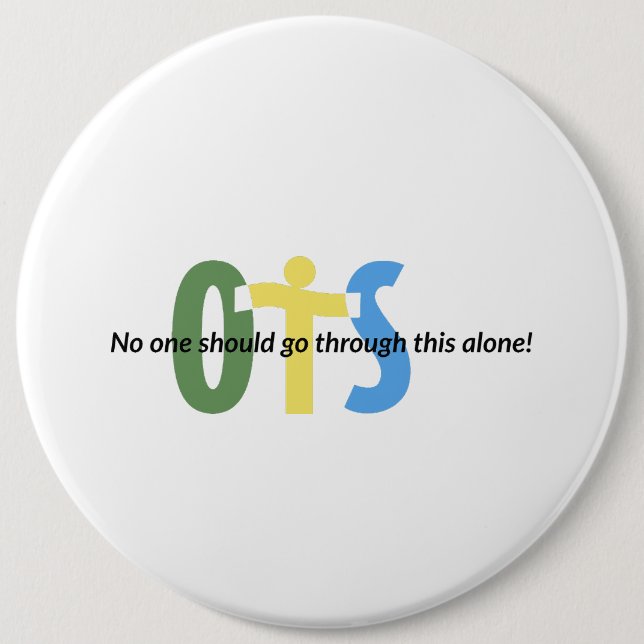 Bóton Redondo 15.24cm Botão (Frente)