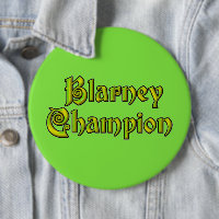Botão colossal verde lima Blarney Champion