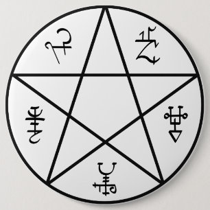 Bóton Redondo 15.24cm Botão da armadilha do demónio