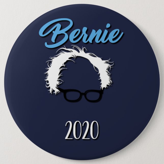 Bóton Redondo 15.24cm Botão das máquinas de lixar 2020 de Bernie (Frente)