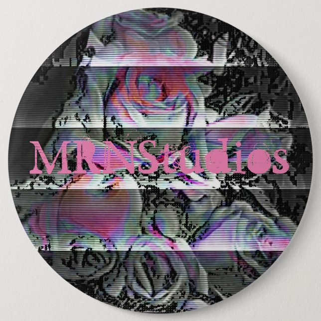 Bóton Redondo 15.24cm Botão de Buquê do Techno (Frente)