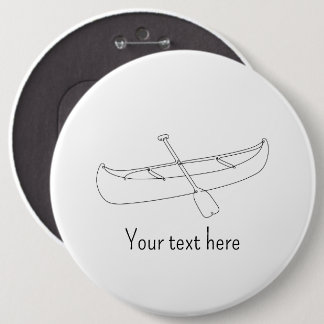 Bóton Redondo 15.24cm Botão de Canoa de Arte de Linha Personalizada