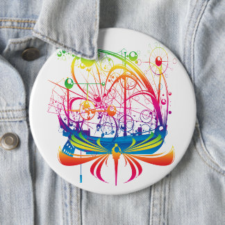 Bóton Redondo 15.24cm Botão de Entrega à Vela