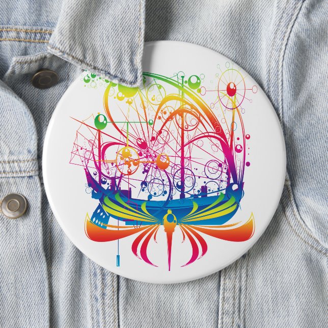 Bóton Redondo 15.24cm Botão de Entrega à Vela (In Situ)