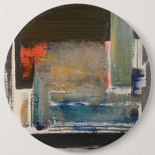 Bóton Redondo 15.24cm Botão de Pin Arte Abstrata