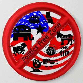 Bóton Redondo 15.24cm Botão do Repellent da campanha politica