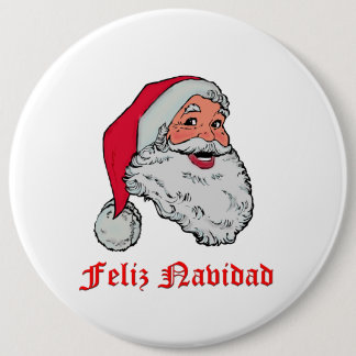 Bóton Redondo 15.24cm Botão espanhol do papai noel