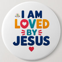BOTÃO EU SOU AMADO POR JESUS