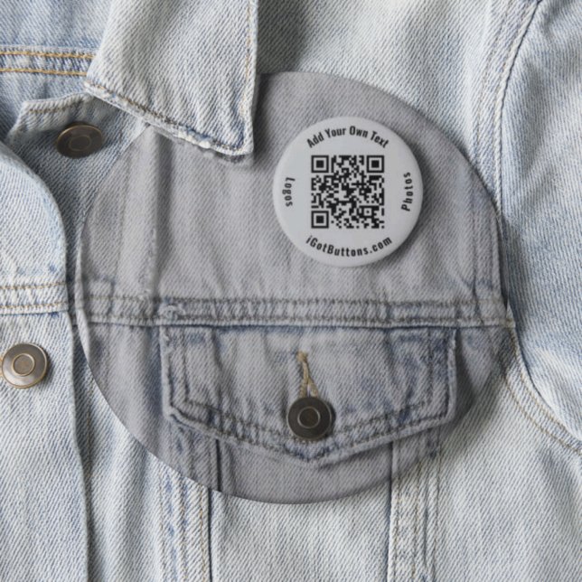 Bóton Redondo 15.24cm Botão Huge de 6 Polegadas Personalizado (In Situ)