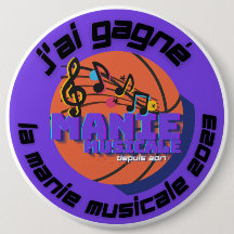 Botão J'ai gagné 2023