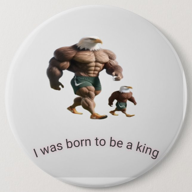 Bóton Redondo 15.24cm botão na moda (Frente)