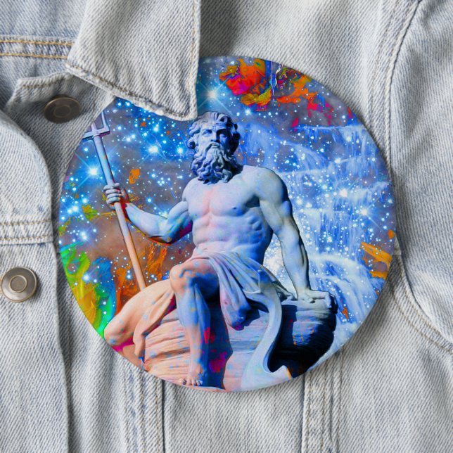 Bóton Redondo 15.24cm Botão Netuno (In Situ)