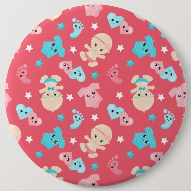 Bóton Redondo 15.24cm Botão redondo (Frente)