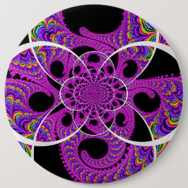 Bóton Redondo 15.24cm Botão Redondo, Colossal, 6 Polegadas