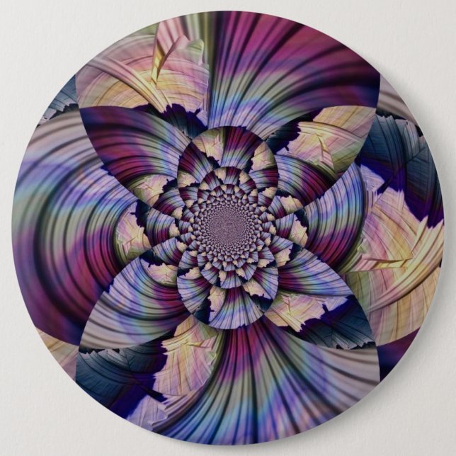 Bóton Redondo 15.24cm Botão Redondo, Colossal, 6 Polegadas (Frente)