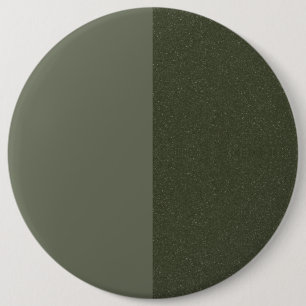 Bóton Redondo 15.24cm Botão Verde de Metade e Mosa da Glitter - Personal