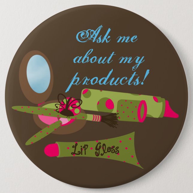 Bóton Redondo 15.24cm Botões de maior qualidade (Frente)