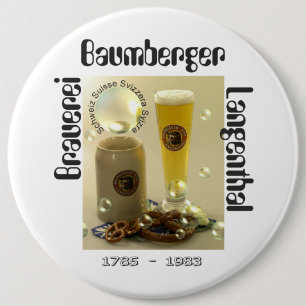 Bóton Redondo 15.24cm Brauerei Baumberger Langenthal Buttons