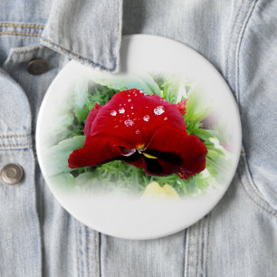 Bóton Redondo 15.24cm Bright Red Pansy