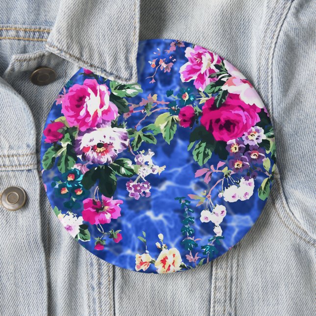 Bóton Redondo 15.24cm Buquês com rosas (In Situ)