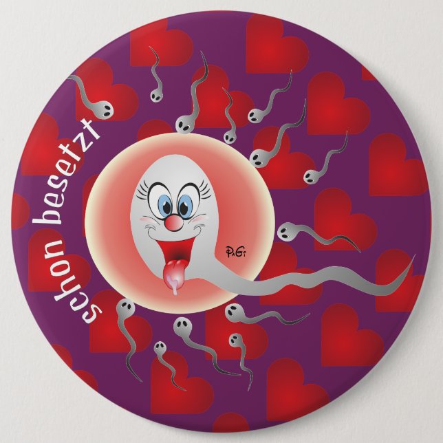 Bóton Redondo 15.24cm button já ocupa (Frente)