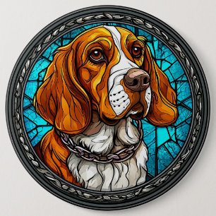 Bóton Redondo 15.24cm Cachorro Beagle fofo