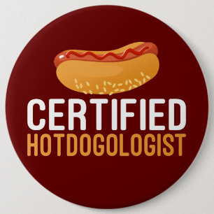 Bóton Redondo 15.24cm Cachorros Hotdogologistas