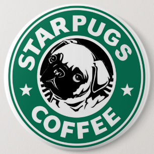 Bóton Redondo 15.24cm Café de Starpugs