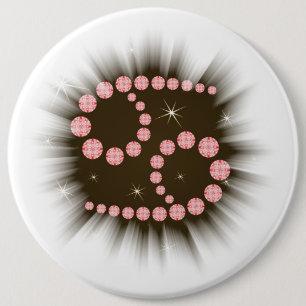 Bóton Redondo 15.24cm Cancro 22. junho até 22. julho Button