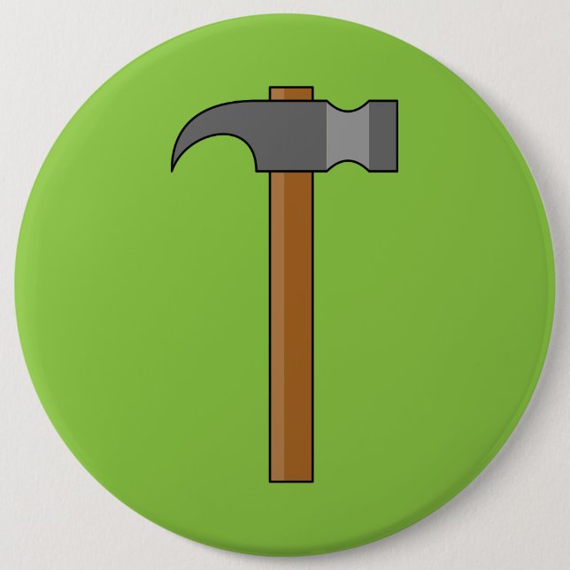 Bóton Redondo 15.24cm Cartoon Claw Hammer (Frente)