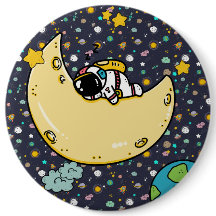 Cartoon espacial astronauta