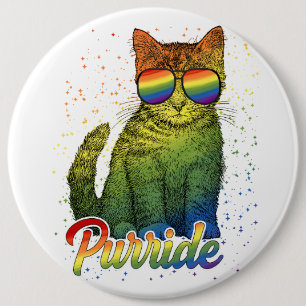 Bóton Redondo 15.24cm Cat Purride LGBT
