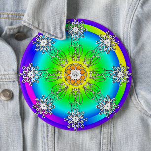 Bóton Redondo 15.24cm Celtic Mandala