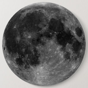 Bóton Redondo 15.24cm Chapa Luna llena Luna llena