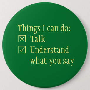 Bóton Redondo 15.24cm Checkboxes understand Button