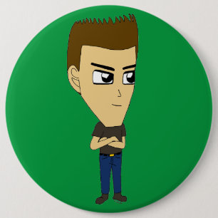 Bóton Redondo 15.24cm chibi