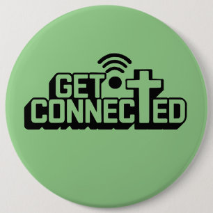 Bóton Redondo 15.24cm Christian Get Connected